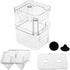 Senzeal Aquarium Fish Breeder Box Plastic Fish Isolation Breeding Box Hatching Incubator Box for Baby Fish Shrimp Clownfish Guppy...
