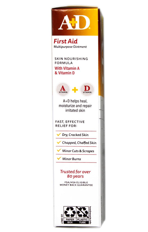A+D First Aid Ointment Skin Protectant With Vitamin A&D 1.50 oz ( Pack of 2 )...
