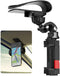 SOH Car Sun Visor Mount, Car Sun Visor Phone Holder with Adjustable Long Arm, Universal Phone Clip for iPhone 15 Pro Max/14/13 Pro/Max/Mini/Samsun...