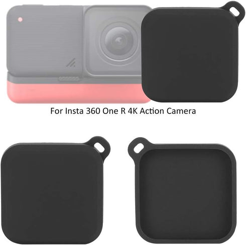 for Insta 360 One R Lightweight Lens Protector Cover for 4K Action Camera (Black)...