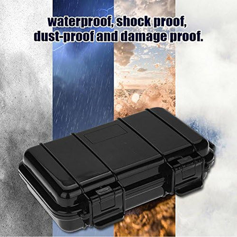 Waterproof Storage Case, Outdoor Case Protective Hard Case with Foam Pad for Outdoor Cameras Test Instruments and Accessories(190 * 120 * 52mm)...