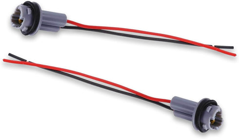 2 PCS T15 Harness Pigtail Socket, T10 T13 T15 Car Light Bulb Wire Wiring Harness Socket Connector, for Bulbs Turn Signal Lights Brake Lights Repla...