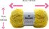 Plush Faux Fur Bulky Yarn, Super Soft Fluffy Fuzzy for Knitting Crocheting Crafting, 100 Gram (3.53 Ounces) 109 Yards (100 Meters) (Yellow) (3 Ske...