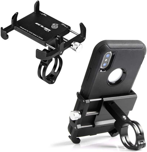GUB Thick Case Design Bike & Motorcycle Phone Mount Handlebar Holder Adjustable Compatible with iPhone XR Xs 7s 8 Plus,Compatible with SamsungS7/S...