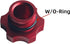 DEWHEL Aluminum Engine Oil Filler Cap Red Compatible with GM 1992-2018 Ref Number FC208 FC242 FC219 FC243 FC252 80987 MO-99 10099 42315...