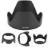 Lens Hood,Tulip Flower Lens Hood for EF-S 18-200mm f/3.5-5.6 is Lens,EW-78D ABS Mount Lens Hood Replacement,Lens Hood Shade for...