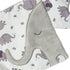 Mary Meyer Afrique Crinkle Teether Toy with Baby Paper and Squeaker, 6 x 6-Inches, Elephant...