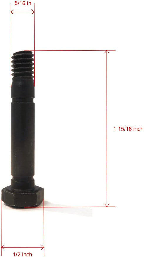 The ROP Shop | (Pack of 5 Shear Pin Bolt & Nut for Ariens Deluxe 24 921011, 921020, 921024...