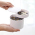 Jewelry Organizer Small Jewelry Storage Box 4-Layer Rotating Travel Jewelry Tray Holder for Women Bracelets Rings Bracelets Earrings (White)...