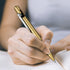 Bolt Action Pen?Made in German? Luxury Metal Writing Pen for Office, and Pocket Use - Refillable Ballpoint Ink - Sleek Black Design (Copper)...