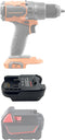 DM18AR Battery Adapter Convert for Milwaukee 18V M18 Batteries to for Ridgid AEG Cordless Tools, Also for Dewalt 20V Li-ion Max XR Battery to Ridg...