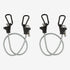 National Hardware N263-081 Bungee Cords with Carabiner 2 Pack Tie Down Straps with Adjustable Length, Useful as Car Hooks, Truck Accessories and G...