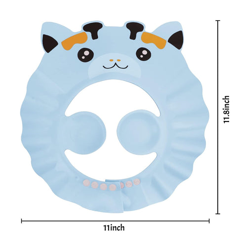 Baby Shower Cap Shampoo Cap Bath Visor Hat Kids Hair Washing Shampoo Shield Adjustable Waterproof Bath Shield Visor for 0-8 Years...