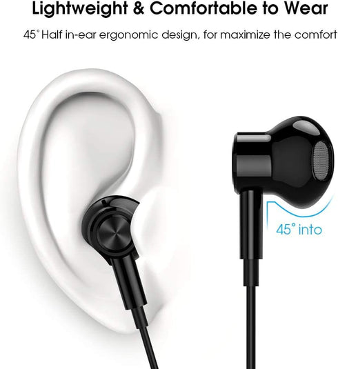 USB C Headphones, Type C Earphones for Samsung Galaxy S20 S21 S22 S23 S24 FE Ultra Apple iPhone 15 Pro Max iPad Magnetic Wired Earbuds Microphone ...