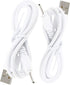 DC 2.0mm Jack Charger Port 100CM USB Charge Replacement Power Cable Compatible with Beats Solo HD505 Headphones NOT for Dr. Dre Powerbeats3 (White...