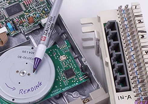 Sakura Identi Pen Two-Pointed Black Marking Pen...