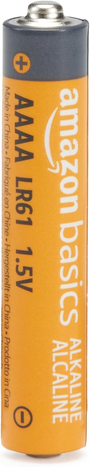 Amazon Basics 4-Pack AAAA Alkaline High-Performance Batteries, 1.5 Volt, 3-Year Shelf Life...