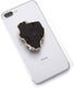 Black Agate Crystal Druzy Quartz Phone Grip - Adjustable Cell Phone Stand - Phone Gripper for Back of Phone and Tablets - Phone Grip Holder for Wa...