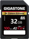 Gigastone 32GB SD Card, 4K Camera Extreme, A2 V30 SDHC Memory Card High Speed 4K Full HD Video Compatible with Canon Nikon Sony Pentax Kodak Olymp...