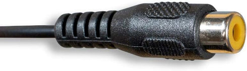 Standard RCA Composite Video Cable M/F, 6', 28AWG Audio Cable, Black (ZCAAFFMF-06)...