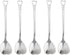 10-Piece Heart-Shaped Stainless Steel Dessert Spoon Set for Home, Restaurant, Cafe, and Bar - Elegant Design, Multi-Functional Usage, and Durable ...