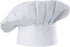 Hyzrz Chef Apron Hat Set, Chef Hat and Adult Kitchen Pocket Adjustable Apron with Butcher Hat Baker Costume for Men and Women Father's Gift (White...