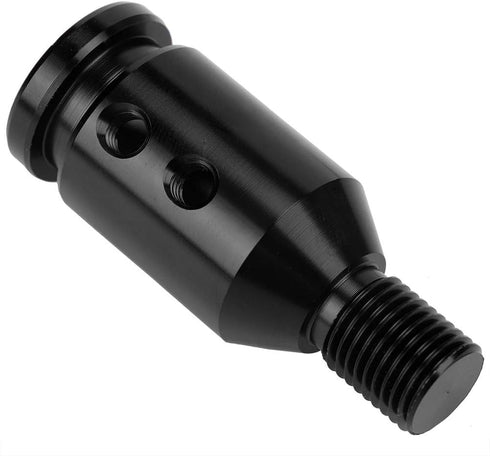 Shift Knob Adapter, Universal Car Shift Knob Adapter for Non Threaded Shifters 12x1.25 (Black)...