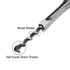 uxcell Square Hole Drill Bit, 3/8" High-Carbon Steel Hollow Chisel Mortise Power Tool for Woodworking 2 Pcs...