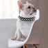 Spike Dog Collar and Leash Set, Studded Mushrooms Faux Pu Leather Durable Soft Metal Rivet Safe Spiked Cat Collars Adjustable for Small Medium Lar...