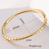 Jude Jewelers 5mm Width Stainless Steel Classic Simple Plain Grooved Style Stackable Bangle Bracelet...