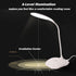 LED Table Lamp,Portable Eye-Protected Flexible Gooseneck Small Desk Lights for Dorm Study Office Bedroom-USB or 3 AA Batteries Powered -Not Includ...
