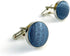 S&W SHLAX&WING Tie for Men Steel Blue Matching Cufflink Only...