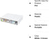 LETURE Stackable Desk Organizer, Plastic Storage Drawer for Office School Home Makeup, Pen Pencils Markers Stationery Supplies Organizers (White -...