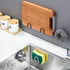 ESINAM 2Pcs Sponge Holders for Kitchen Sink, Strong Adhesive Small Sponge Holder, Premium Rustproof & Waterproof Kitchen Sink Caddy - Minimal Size...
