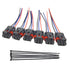 DSkoiph 6 Pack Pulse Power Bus Bar Harness Plug Connector Pigtail Compatible with Polaris 2018-2024 Ranger XP 1000 / RZR/Pro RS1...