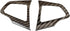 3PCS Carbon Fiber Folor Steering Wheel Cover for Ford Focus Escape EcoSport Kuga Not for RS ST...