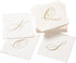 Entertaining with Caspari White Pearl Paper Linen Cocktail Napkins, Monogram Initial K, Pack of 30...