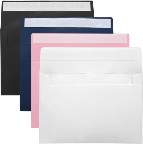 50 Packs White A7 Envelopes,5x7 Envelopes for Invitations,5x7 Envelopes,Printable invitation envelope,Photos, greeting cards, mailings,postcards, ...