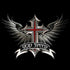 VEGASBEE® Godspeed Winged Cross Patch Wings Christian Embroidered Iron-On Patch Emblem Large Size 12" by 8.5" inches USA...