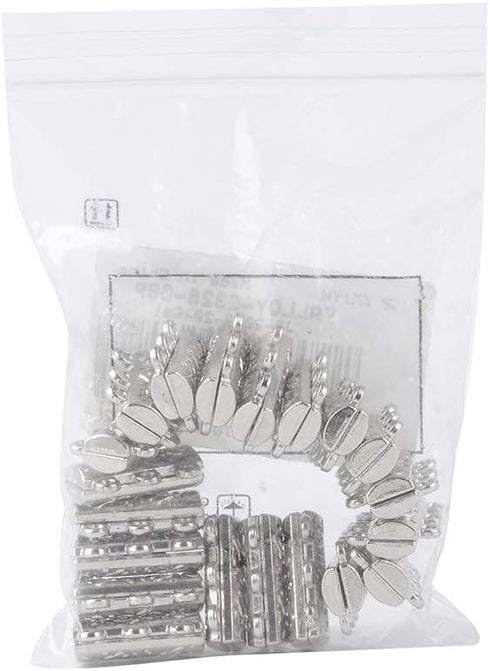 Beadthoven 20-Set Alloy 3 Hole Multi Strand Magnetic Clasps Bracelet Closure Magnetic Necklace End Clasp Tube Clasps Jewelry Finding Making Suppli...