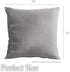 lalaLOOM Velvet Throw Pillow Covers, Set of 2, 18x18 Decorative Square Pillows Home Decor, Soft Accent Cases, Silky Machine Washable Pillowcases f...