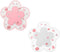 Sakura Coffee Cup Mat Kawaii Coaster 2PCS Cute Cherry Blossom PVC Home Tea Mug Pink Flower Pattern Anti-Skid Pot Bowl Pad Placemat for Desk Drink ...