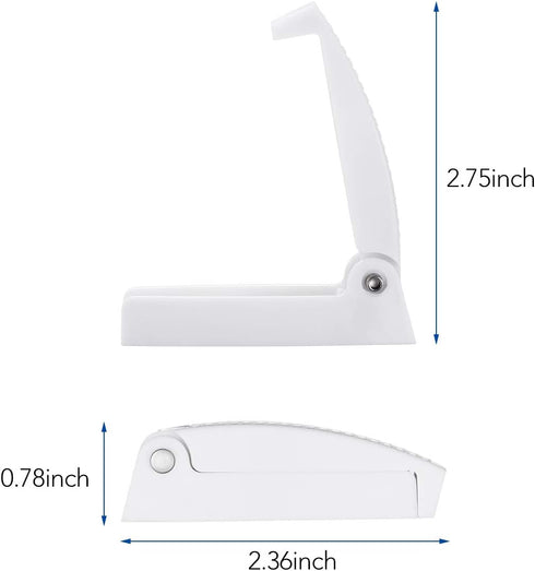 Miady RV Baggage Door Catch -Holds Compartments and Doors Open, Durable Material and Simple Installation- White...