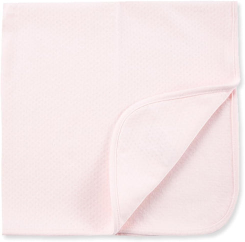 Little Me Unisex Baby Swaddling Receiving Blankets, Pink Sweet Bear, 30 x 27 Inches...