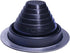 #3 Black EPDM Flexible Roof Jack Pipe Boot Metal Roofing Pipe Flashing (Pipe OD 1/4" to 5") - 100% Made In The USA...