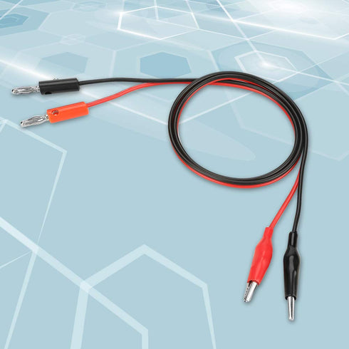 Cable Banana Plug,Output Cable Line Banana Plug Clip Wire 30v 5a for Adjustable Dc Regulated Power Supply,Cables Test Leads for Multimeter,80cm...