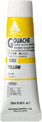 Holbein Acryla Gouache Artists Acrylic Polymer Emulsion, 20ml Yellow (D031)...