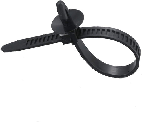 30 Pcs Car Wire Tie Straps Nylon Push Mount Clips Cable Tie Fixed Clamps Fastening Zip Strap Self-Locking Plastic Tie Wrap Fasteners Universal (Le...