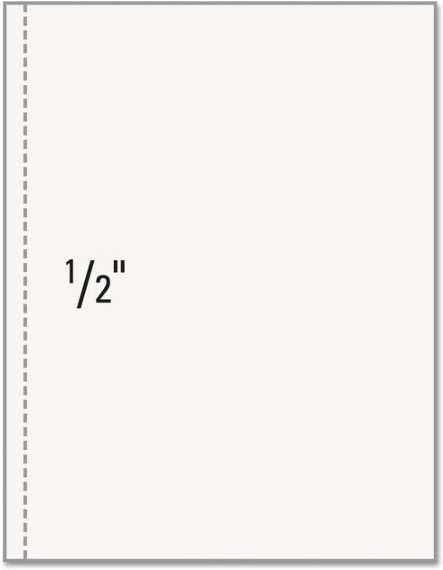 PrintWorks Professional Perforated Paper for Presentaions, Booklets, Manuals, Catalogs and More, 8.5 x 11, 20 lb, 1 Vertical Perf 0.5" From Left, ...