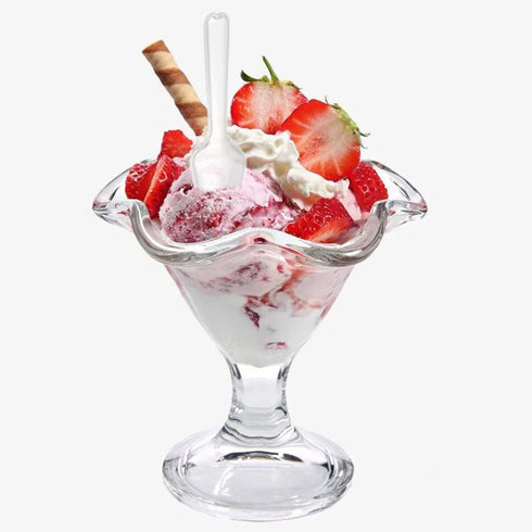 500Pcs 7.5cm/3inch Mini Clear Mini Plastic Spoons Disposable Tasting Spoon Scoops for Dessert Ice Cream Appetizer Cake Spices Food Supply...